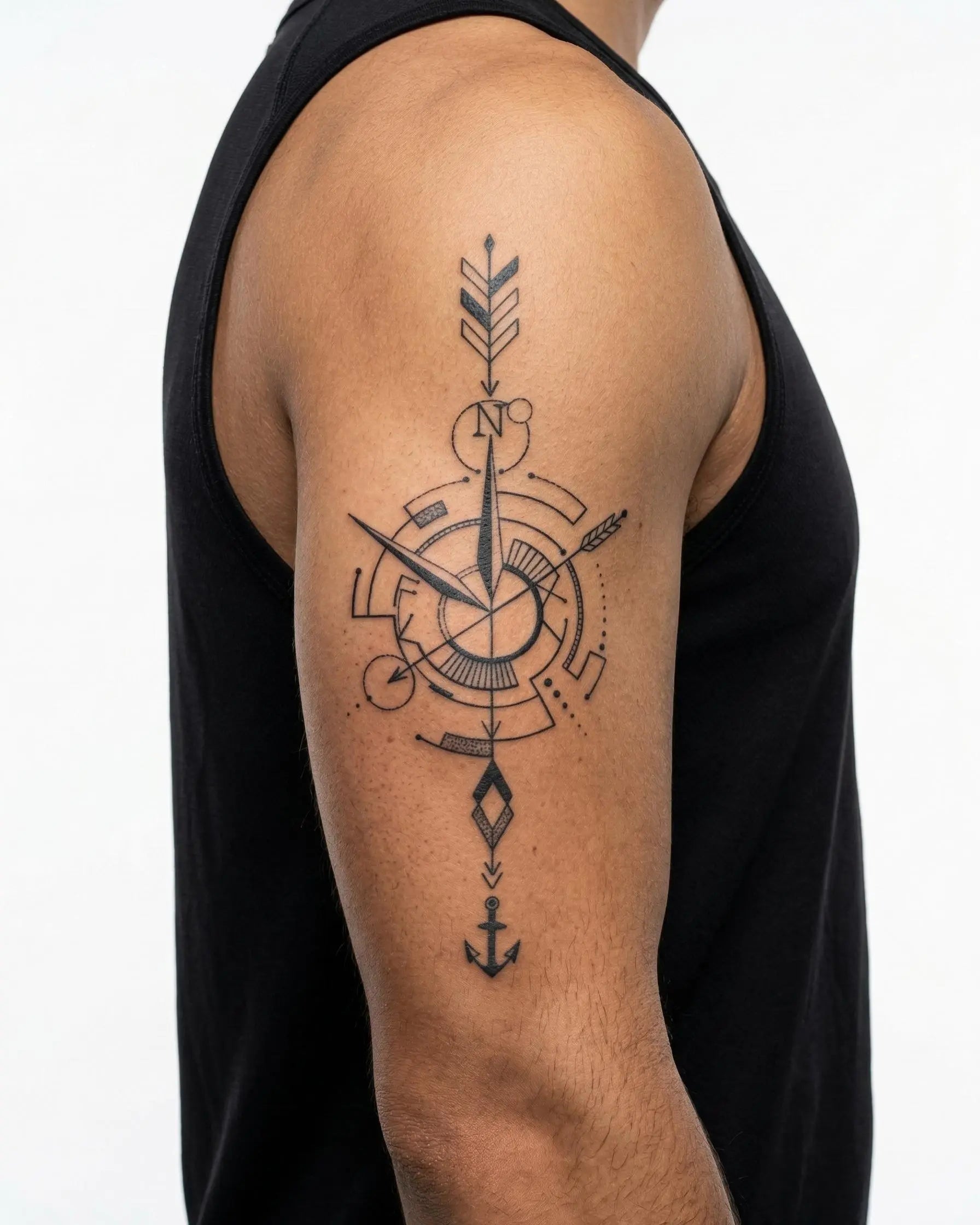 Nautical Compass Arrow