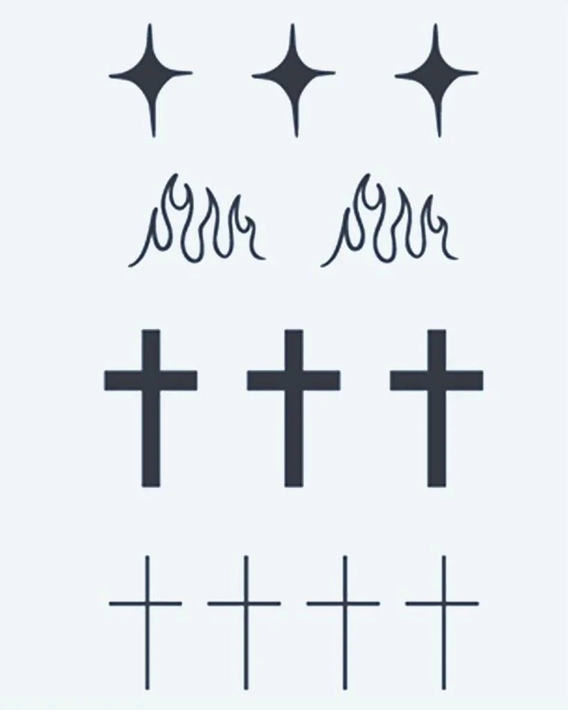Stars, Flames & Crosses